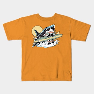 SURF SHARK Kids T-Shirt